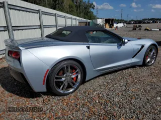 2017 Chevrolet Corvette Z51 2LT with VIN 1G1YK3D78H5109836, listed as a Copart auction lot 80411924 with 0 mi miles and Non Repairable. Bid and sale history available at carsss.com. Image 3.