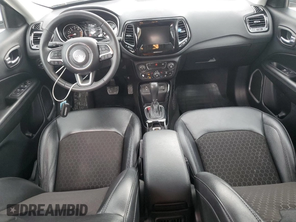 2021 Jeep Compass Altitude with VIN 3C4NJCBB8MT571232, listed as a Copart auction lot 62539405 with 42,977 mi miles and Salvage title. Bid and sale history available at DreamBid. Image 8.