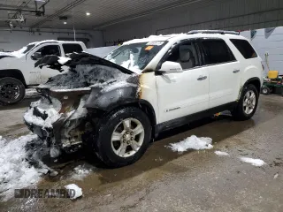 2008 GMC Acadia SLT1 z VIN 1GKEV23728J219743, wystawiony jako Copart lot #43928775 z przebiegiem Nie podano mil oraz Szkoda całkowita • Salvage title. Historia ofert i sprzedaży dostępna na DreamBid. Obrazek 1.