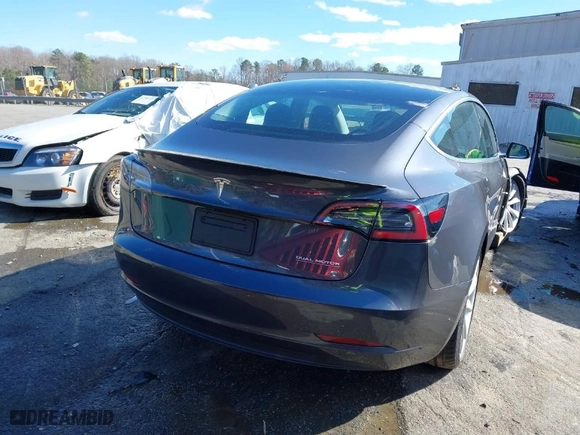 2019 Tesla Model 3 Long Range with VIN 5YJ3E1EB8KF469629, listed as a IAAI auction lot 41694655 with NaN miles. Bid and sale history available at carsss.com. Image 16.