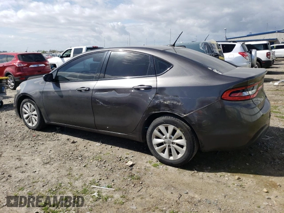 2014 Dodge Dart SXT with VIN 1C3CDFBB3ED768093, listed as a Copart auction lot 50791105 with 188,451 mi miles and Salvage Title. Bid and sale history available at carsss.com. Image 2.