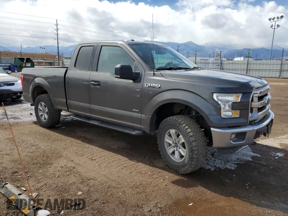 2016 Ford F-150 XLT with VIN 1FTFX1EG0GKD44802, listed as a Copart auction lot 48735915 with 157,613 mi miles and Salvage Title. Bid and sale history available at carsss.com. Image 4.