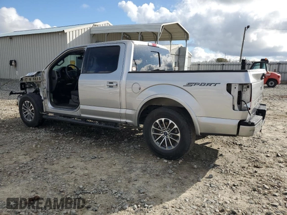 2020 Ford F-150 XL with VIN 1FTEW1CP7LFC78348, listed as a Copart auction lot 85586724 with 91,631 mi miles and Salvage Title. Bid and sale history available at carsss.com. Image 2.