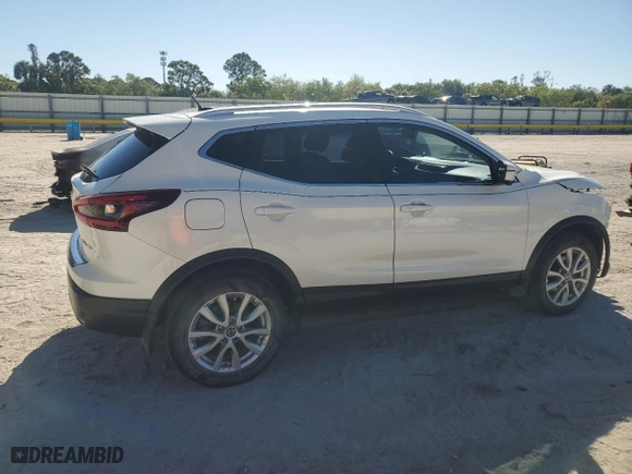 2022 Nissan Rogue Sport SV with VIN JN1BJ1BW9NW490054, listed as a Copart auction lot 49880595 with 54,319 mi miles and Salvage Title. Bid and sale history available at carsss.com. Image 3.