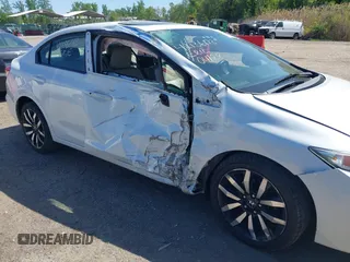 2015 Honda Civic EX-L with VIN 19XFB2F96FE203352, listed as a IAAI auction lot 42136173 with 152,124 mi miles. Bid and sale history available at carsss.com. Image 6.