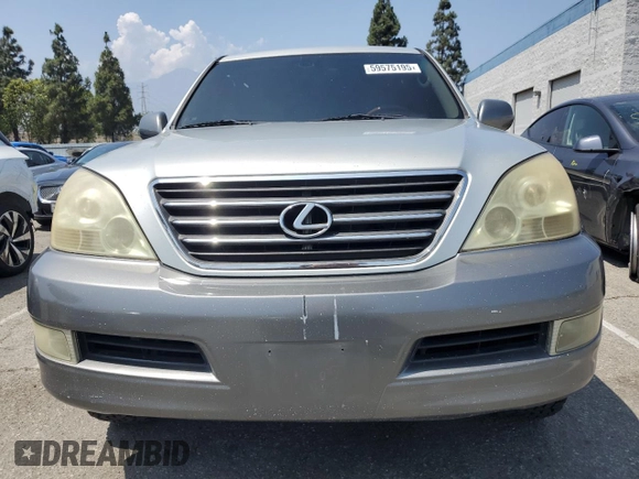 2003 Lexus GX 470 z VIN JTJBT20X230014167, wystawiony jako Copart lot #59575195 z przebiegiem 281 055 mil mil oraz Czysty tytuł • Clean title. Historia ofert i sprzedaży dostępna na DreamBid. Obrazek 5.