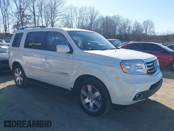 2015 Honda Pilot Touring with VIN 5FNYF3H97FB023842, listed as a IAAI auction lot 41673881 with 106,110 mi miles. Bid and sale history available at carsss.com. Image 1.