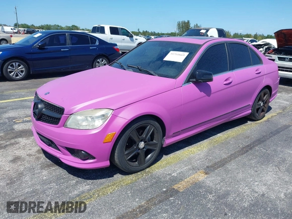 2010 Mercedes-Benz C 300 Sport with VIN WDDGF5EB2AF494967, listed as a IAAI auction lot 39210669 with Not provided miles and . Bid and sale history available at DreamBid. Image 2.