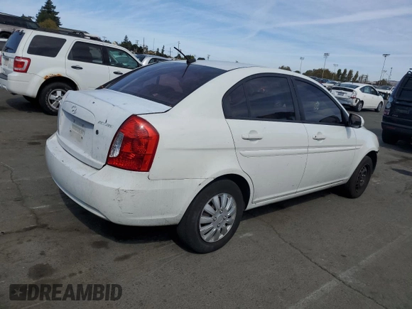 2010 Hyundai Accent GLS with VIN KMHCN4AC9AU420733, listed as a Copart auction lot 75124084 with 314,996 mi miles and Non Repairable. Bid and sale history available at carsss.com. Image 3.