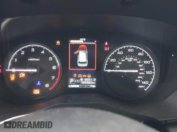 2019 Subaru Forester with VIN JF2SKACC9KH439492, listed as a IAAI auction lot 41570280 with 186,563 mi miles. Bid and sale history available at carsss.com. Image 7.