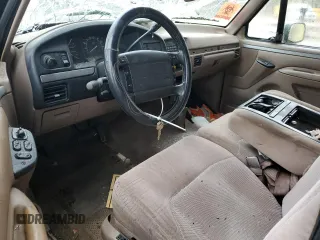 1995 Ford F-150 with VIN 1FTEX15H7SKA43294, listed as a Copart auction lot 76406034 with 0 mi miles and Salvage Title. Bid and sale history available at carsss.com. Image 8.