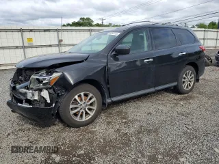 2016 Nissan Pathfinder S with VIN 5N1AR2MM9GC622166, listed as a Copart auction lot 56943115 with 140,656 mi miles and Salvage title. Bid and sale history available at DreamBid. Image 1.