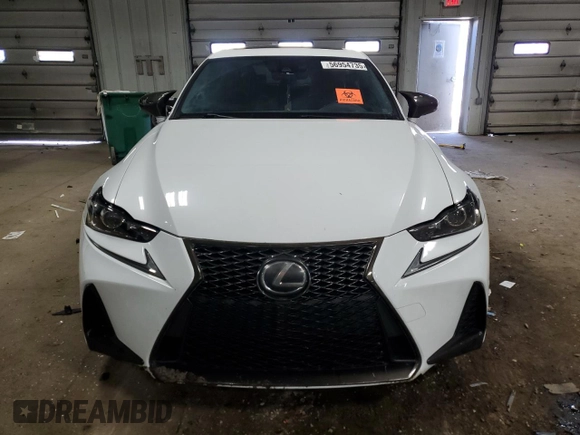 2017 Lexus IS 350 с VIN JTHCE1D26H5013199, выставлен на аукционе Copart как лот 56954735 с пробегом Не указан миль и Списание • Salvage title. История ставок и продаж доступна на DreamBid. Изображение 5.