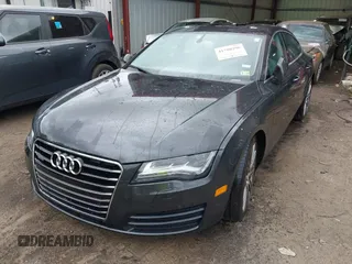 2015 Audi A7 3.0 TDI Premium Plus with VIN WAUWMAFC4FN034666, listed as a IAAI auction lot 41708296 with 101,744 mi miles. Bid and sale history available at carsss.com. Image 2.