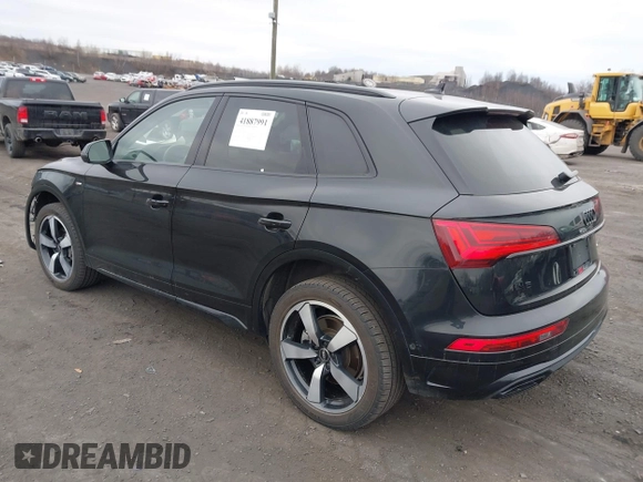 2022 Audi Q5 S line Prestige with VIN WA1FAAFY5N2110946, listed as a IAAI auction lot 41887991 with 39,170 mi miles. Bid and sale history available at carsss.com. Image 3.