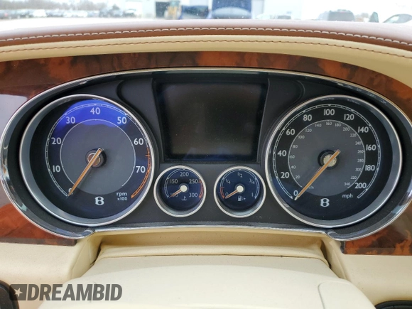2012 Bentley Continental GT with VIN SCBFR7ZA9CC072213, listed as a Copart auction lot 41844494 with Not Provided miles and . Bid and sale history available at DreamBid. Image 9.