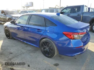 2022 Honda Civic Si with VIN 2HGFE1E51NH471195, listed as a Copart auction lot 77808714 with 24,759 mi miles and Clean Title. Bid and sale history available at DreamBid. Image 2.