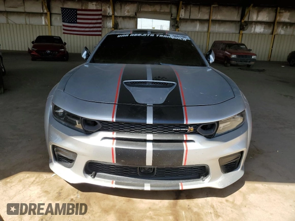 2020 Dodge Charger Scat Pack Widebody z VIN 2C3CDXGJ6LH185703, wystawiony jako Copart lot #52411985 z przebiegiem 47 136 mil mil oraz Szkoda całkowita • Salvage title. Historia ofert i sprzedaży dostępna na DreamBid. Obrazek 5.
