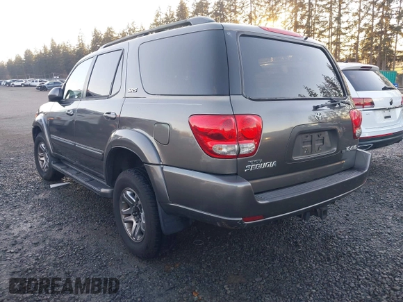 2005 Toyota Sequoia SR5 with VIN 5TDBT44A25S234574, listed as a IAAI auction lot 41033109 with 156,542 mi miles and . Bid and sale history available at DreamBid. Image 3.