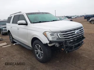 2018 Ford Expedition Max XLT with VIN 1FMJK1HT5JEA28492, listed as a IAAI auction lot 41447087 with 134,000 mi miles and . Bid and sale history available at DreamBid. Image 1.