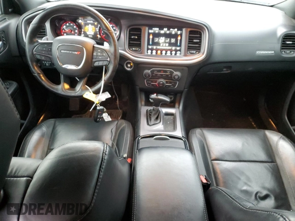 2019 Dodge Charger SXT with VIN 2C3CDXJG6KH730441, listed as a Copart auction lot 87877955 with 50,892 mi miles and Salvage Title. Bid and sale history available at DreamBid. Image 8.