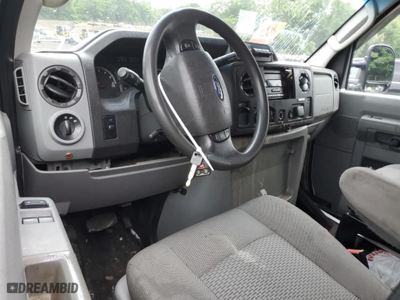 2014 Ford Econoline Cargo Van Commercial with VIN 1FTSS3EL1EDA58657, listed as a Copart auction lot 62948124 with NaN miles and Salvage Title. Bid and sale history available at carsss.com. Image 8.