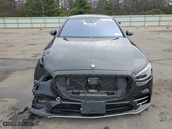 2022 Mercedes-Benz S-Class S 580 with VIN W1K6G7GB4NA089746, listed as a Copart auction lot 73121514 with 27,290 mi miles and Non Repairable. Bid and sale history available at carsss.com. Image 5.