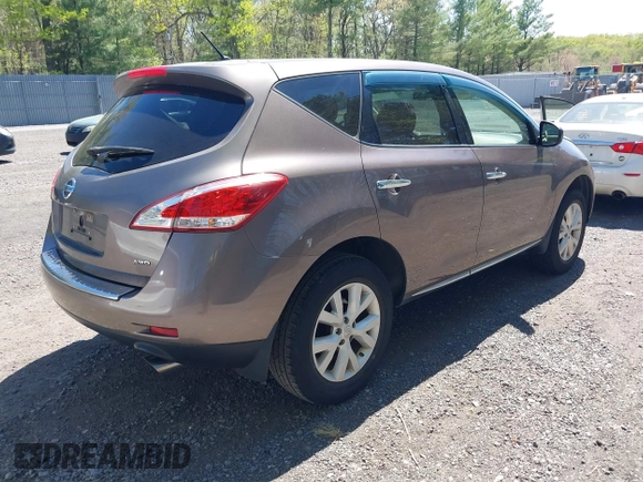 2011 Nissan Murano SL with VIN JN8AZ1MW9BW161174, listed as a IAAI auction lot 42147642 with 112,451 mi miles and . Bid and sale history available at DreamBid. Image 4.