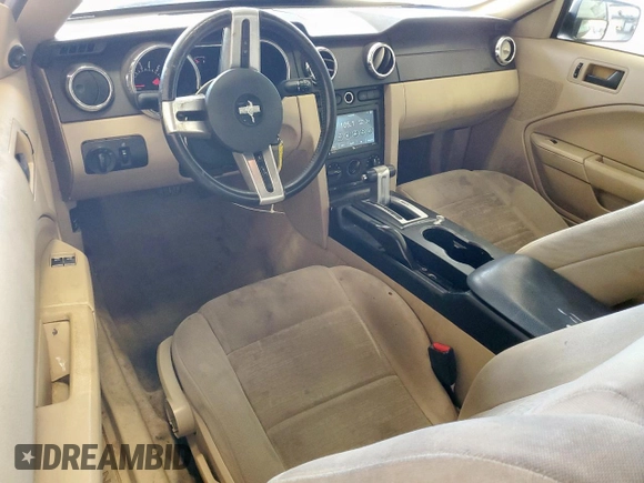 2006 Ford Mustang Standard with VIN 1ZVFT80N965159930, listed as a Copart auction lot 58993635 with 157,415 mi miles and Salvage title. Bid and sale history available at DreamBid. Image 8.