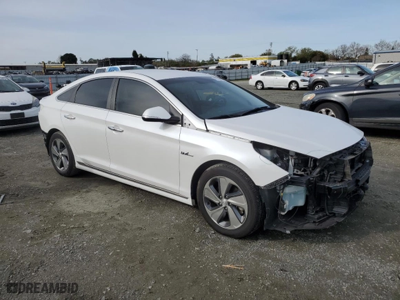 2017 Hyundai Sonata Hybrid Limited with VIN KMHE34L19HA051300, listed as a Copart auction lot 49746955 with 92,768 mi miles and Salvage Title. Bid and sale history available at carsss.com. Image 4.