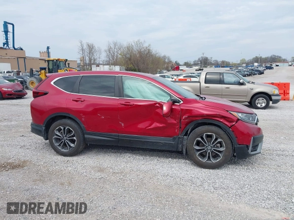 2021 Honda CR-V EX with VIN 5J6RW1H57MA003922, listed as a IAAI auction lot 41879344 with 78,709 mi miles. Bid and sale history available at carsss.com. Image 13.