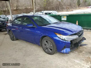 2023 Hyundai Elantra SEL with VIN KMHLM4AG2PU630962, listed as a Copart auction lot 45508275 with 39,632 mi miles and Salvage Title. Bid and sale history available at carsss.com. Image 4.