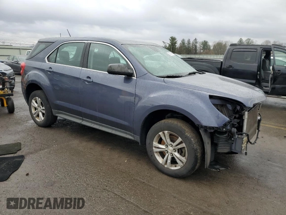 2013 Chevrolet Equinox LS with VIN 2GNALBEK5D6357048, listed as a Copart auction lot 50870495 with 115,582 mi miles and Salvage Title. Bid and sale history available at DreamBid. Image 4.