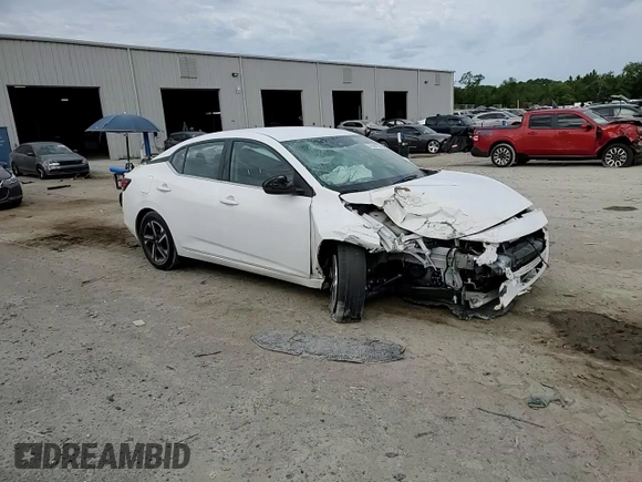 2024 Nissan Sentra SV with VIN 3N1AB8CV0RY218918, listed as a Copart auction lot 57944735 with 22,879 mi miles and Non repairable. Bid and sale history available at DreamBid. Image 14.