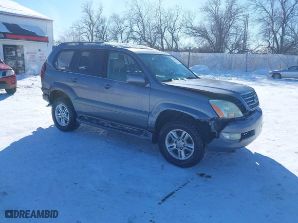 2007 Lexus GX 470 with VIN JTJBT20X470139936, listed as a IAAI auction lot 41507026 with 225,723 mi miles. Bid and sale history available at carsss.com. Image 1.