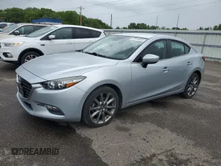 2018 Mazda 3 Touring z VIN 3MZBN1V38JM206424, wystawiony jako Copart lot #57914015 z przebiegiem 93 095 mil mil oraz Szkoda całkowita • Salvage title. Historia ofert i sprzedaży dostępna na DreamBid. Obrazek 1.