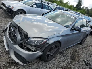 2016 Mercedes-Benz C 450 AMG z VIN 55SWF6EB2GU112704, wystawiony jako Copart lot #57846935 z przebiegiem 85 247 mil mil oraz Czysty tytuł • Clean title. Historia ofert i sprzedaży dostępna na DreamBid. Obrazek 1.