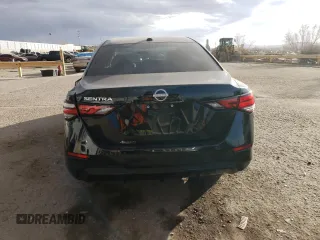 2025 Nissan Sentra SV with VIN 3N1AB8CV3SY215291, listed as a Copart auction lot 44817215 with 2,349 mi miles and Salvage Title. Bid and sale history available at carsss.com. Image 6.