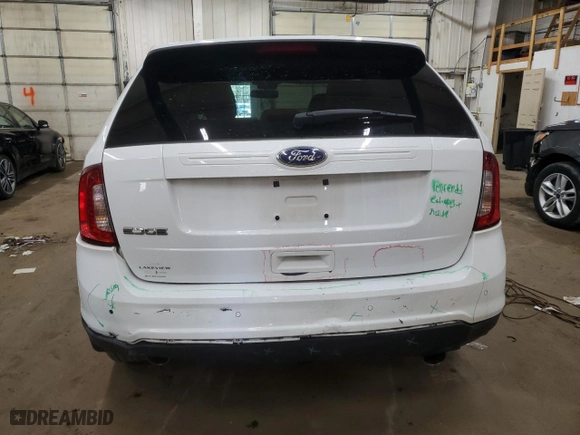 2014 Ford Edge SE with VIN 2FMDK3GC3EBB17666, listed as a Copart auction lot 53617905 with 137,075 mi miles and Salvage Title. Bid and sale history available at carsss.com. Image 6.