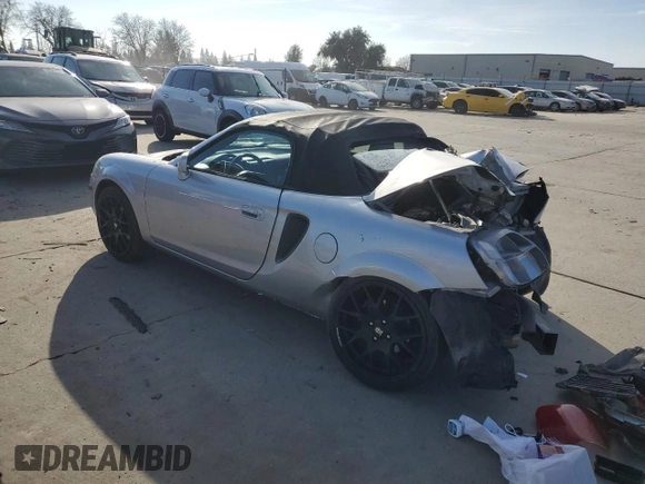 2002 Toyota MR2 z VIN JTDFR320620048426, wystawiony jako Copart lot #88367235 z przebiegiem 98 380 mil mil oraz Szkoda całkowita • Salvage title. Historia ofert i sprzedaży dostępna na DreamBid. Obrazek 2.