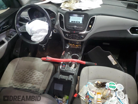 2018 Chevrolet Equinox LT with VIN 3GNAXJEV9JS644043, listed as a Copart auction lot 47387545 with 90,648 mi miles and Salvage Title. Bid and sale history available at DreamBid. Image 8.