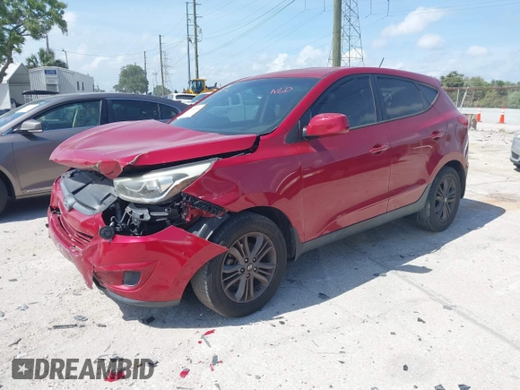 2015 Hyundai Tucson GLS with VIN KM8JT3AF8FU041103, listed as a IAAI auction lot 41967606 with 79,662 mi miles and . Bid and sale history available at DreamBid. Image 2.
