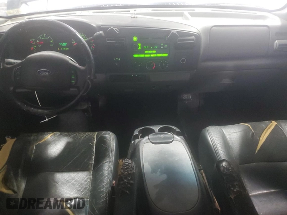 2005 Ford F-250 XL with VIN 1FTSW21545EC81128, listed as a Copart auction lot 56882565 with 271,960 mi miles and Salvage title. Bid and sale history available at DreamBid. Image 8.