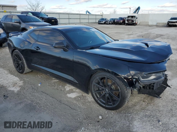 2017 Chevrolet Camaro 2SS with VIN 1G1FH1R74H0122406, listed as a Copart auction lot 87219574 with 104,464 mi miles and Salvage title. Bid and sale history available at DreamBid. Image 4.