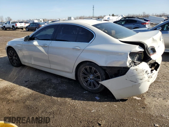 2011 BMW 5 Series 535i xDrive with VIN WBAFU7C56BC780485, listed as a Copart auction lot 47674505 with 196,962 mi miles and Salvage Title. Bid and sale history available at DreamBid. Image 2.