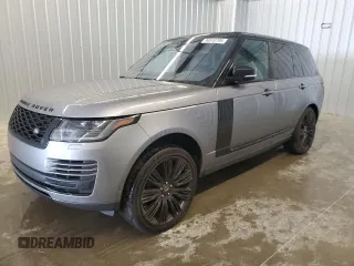 2022 Land Rover Range Rover Westminster with VIN SALGS2RU8NA465582, listed as a Copart auction lot 54510795 with 57,055 mi miles and Salvage title. Bid and sale history available at DreamBid. Image 1.