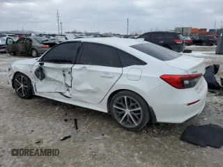 2024 Honda Civic Sedan Touring with VIN 2HGFE1F99RH317843, listed as a Copart auction lot 46222305 with 11,172 mi miles and Salvage Title. Bid and sale history available at carsss.com. Image 2.