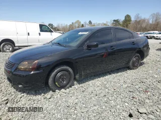 2009 Mitsubishi Galant ES with VIN 4A3AB36FX9E007420, listed as a Copart auction lot 50624855 with 253,584 mi miles and Salvage Title. Bid and sale history available at carsss.com. Image 1.