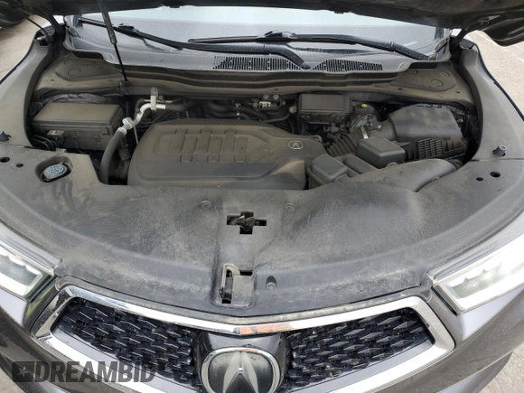 2017 Acura MDX Technology with VIN 5FRYD4H52HB017389, listed as a Copart auction lot 49911175 with 89,676 mi miles and Salvage Title. Bid and sale history available at DreamBid. Image 12.