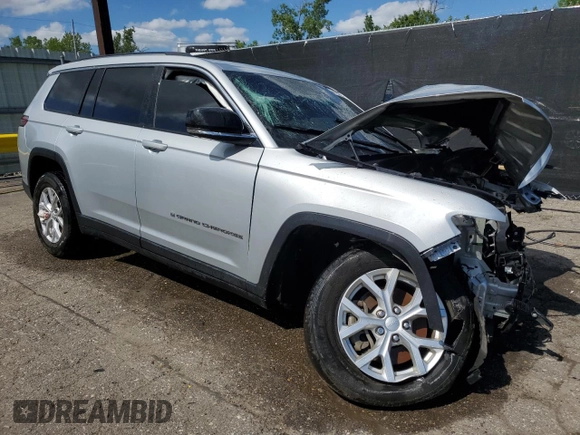 2023 Jeep Grand Cherokee Limited with VIN 1C4RJKBGXP8843080, listed as a Copart auction lot 65040945 with 54,014 mi miles and Clean title. Bid and sale history available at DreamBid. Image 4.